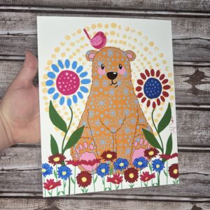 Beary Sunny | Giclee Art Print | 8x10