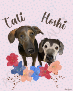 Custom Pet Portrait | 8x10 Print
