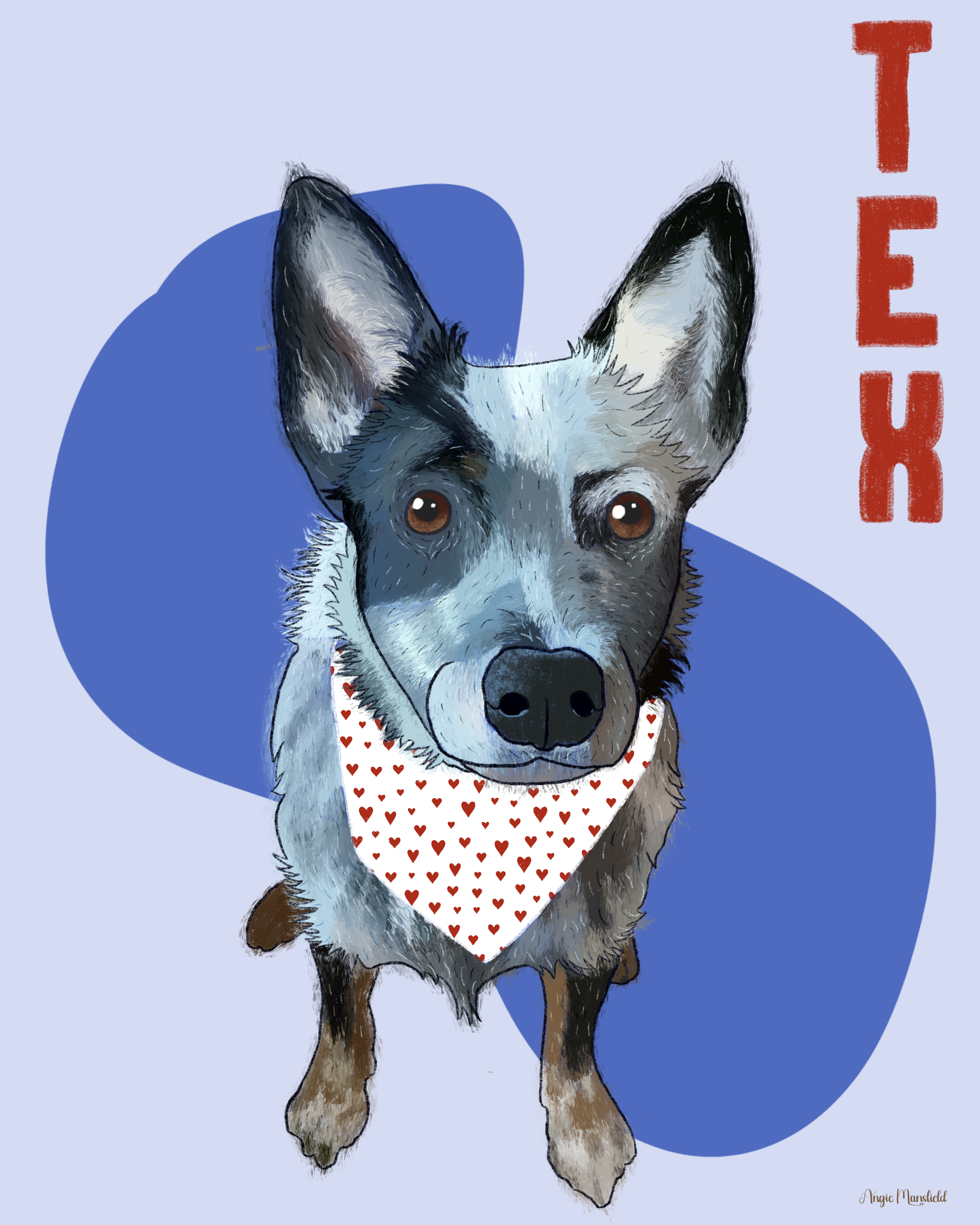 Custom Pet Portrait | 8x10 Print