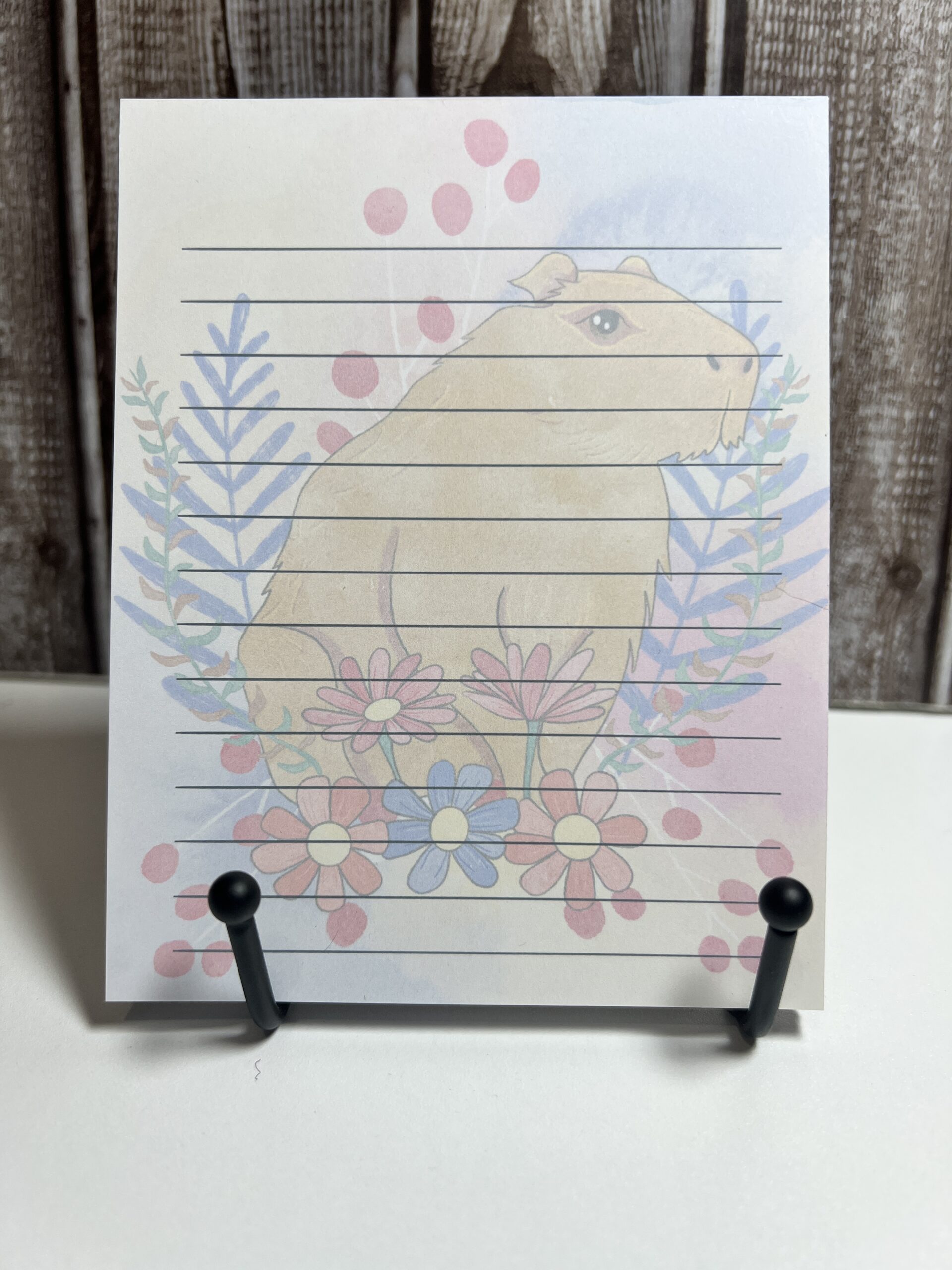 Watercolor Capybara Notepad