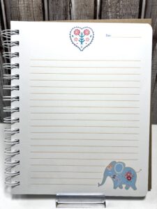 Folk Elephants Handmade Journal