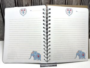 Folk Elephants Handmade Journal