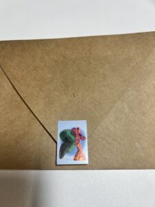 Hungry Giraffe Note Card