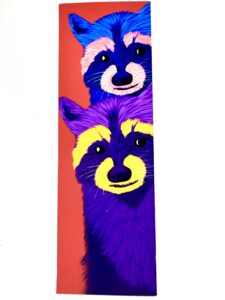 Colorful Animal Art Bookmark - Series 1