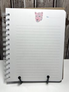 Pink Leopard Handmade Journal