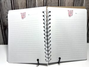 Pink Leopard Handmade Journal