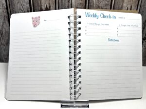 Pink Leopard Handmade Journal