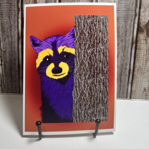 Colorful Animal Art Note Cards - Series 1