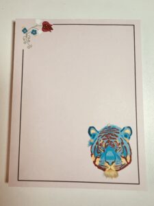 Blue Tiger Notepad