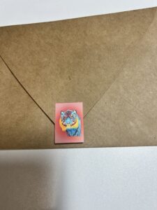 Blue Tiger Note Card