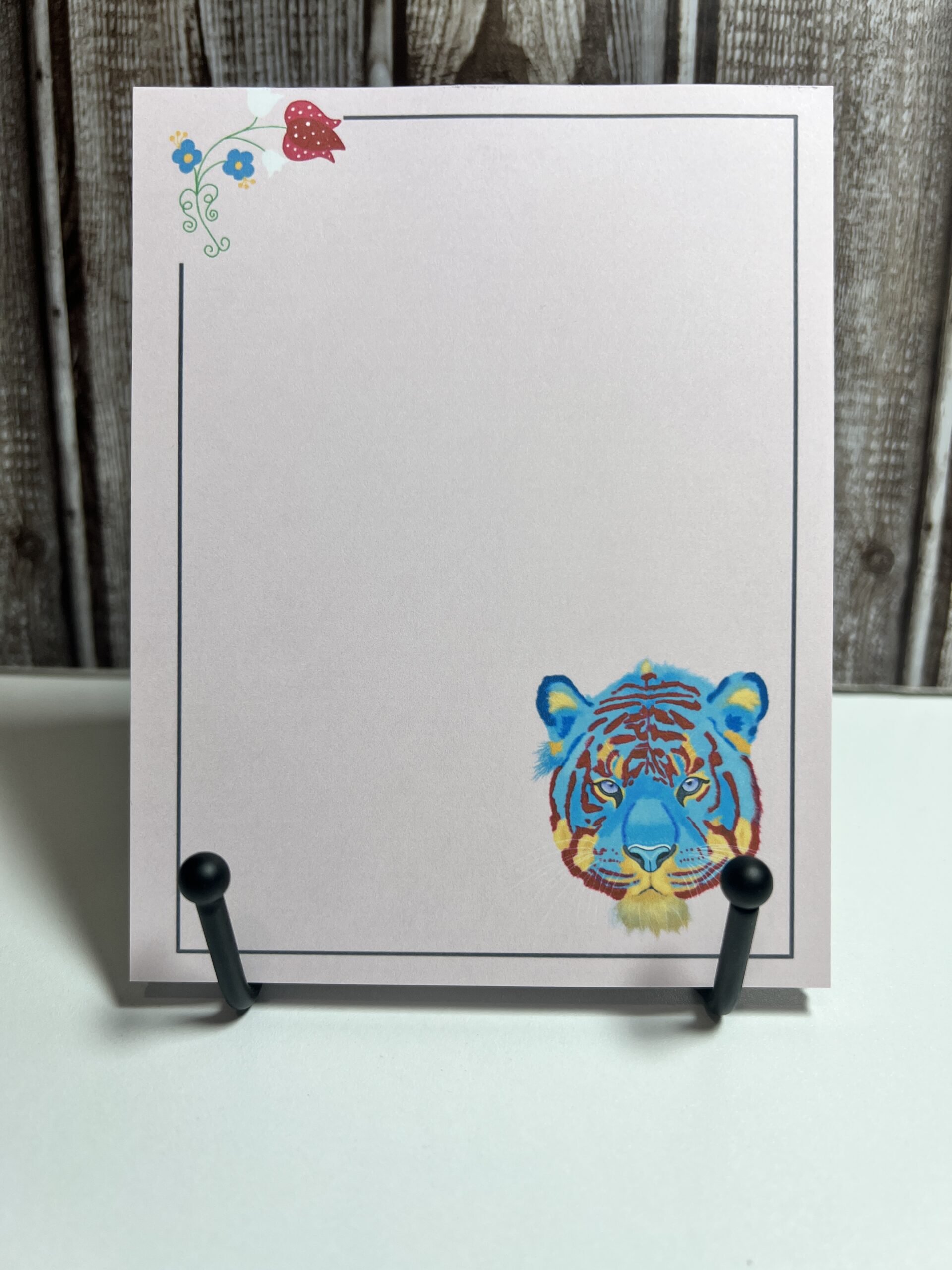 Blue Tiger Notepad