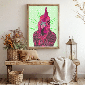 The Karens - Funny Colorful Chicken Art Set of 3